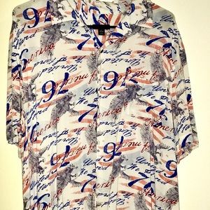 The American 4th of July (Hawaiian styled) Shirt